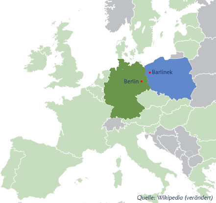 Barlinek - Berlin (Map)